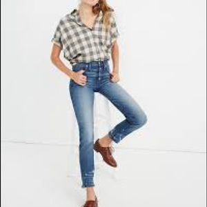 Madewell Distressed Slim straight jeans